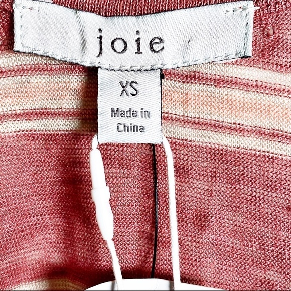 NWT JOIE Brellen 100% Linen Twist Back Midi Dress, Size XS - Picture 7 of 11